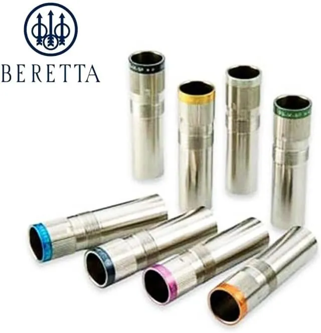 Beretta Mobilchoke Victory Extended 12Ga Nickel Plated Steel Choke Tube with Colored Alloy Band