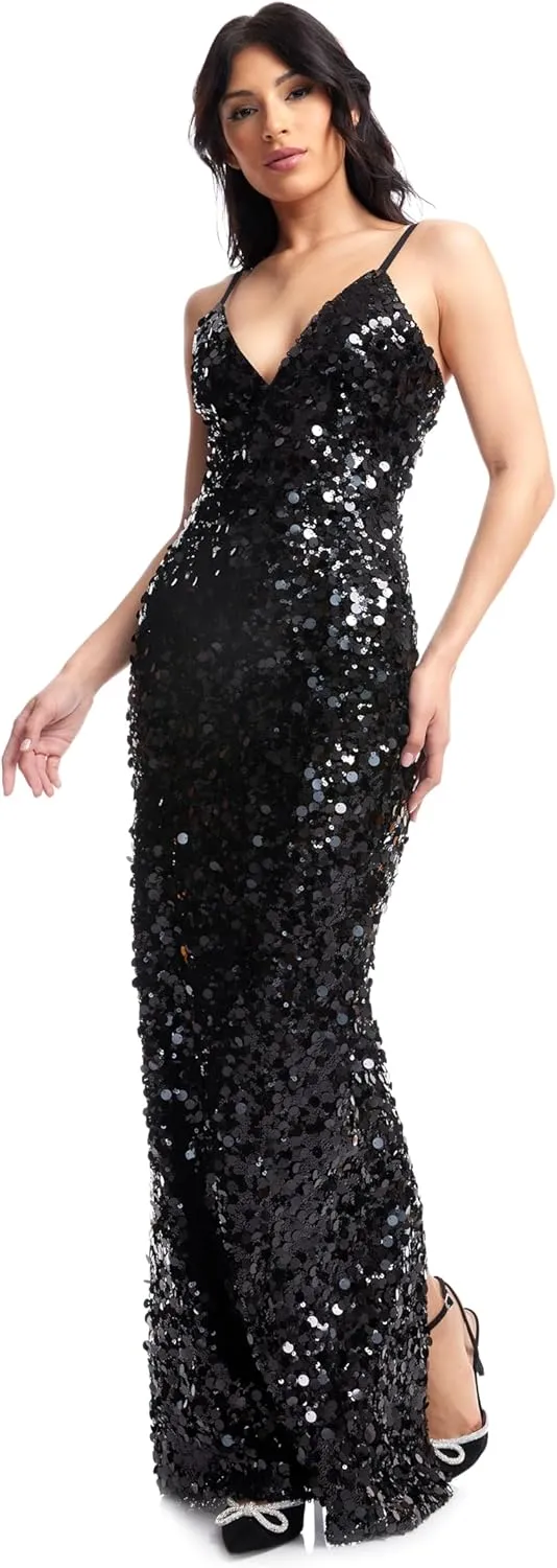 Dress the Population Women's Cammie Mermaid Maxi Dress
