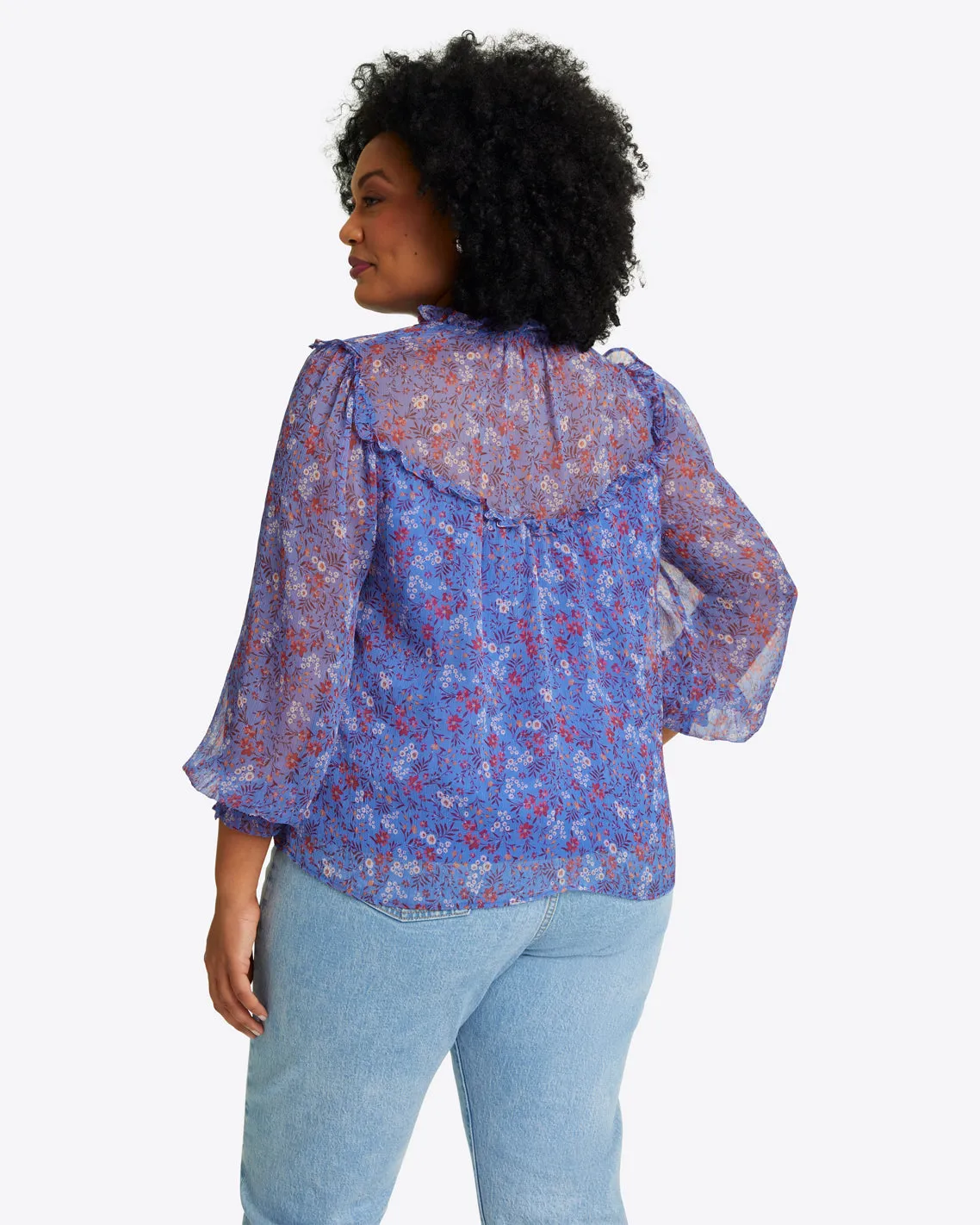 Gretchen Top in Garden Posy
