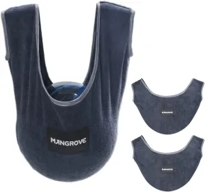 Mangrove Bowling Ball Polisher, Microfiber Bowling Towel See-Saw for Bowlers, Large Washable Bowling Shammy Seesaw, Ball Cleaner Holder Bag