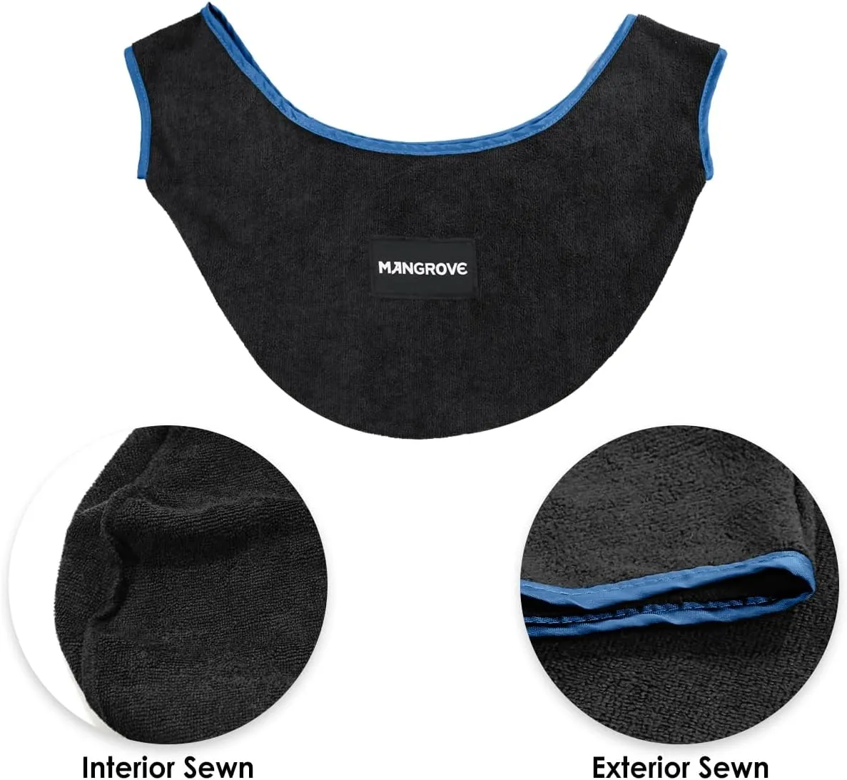 Mangrove Bowling Ball Polisher, Microfiber Bowling Towel See-Saw for Bowlers, Large Washable Bowling Shammy Seesaw, Ball Cleaner Holder Bag