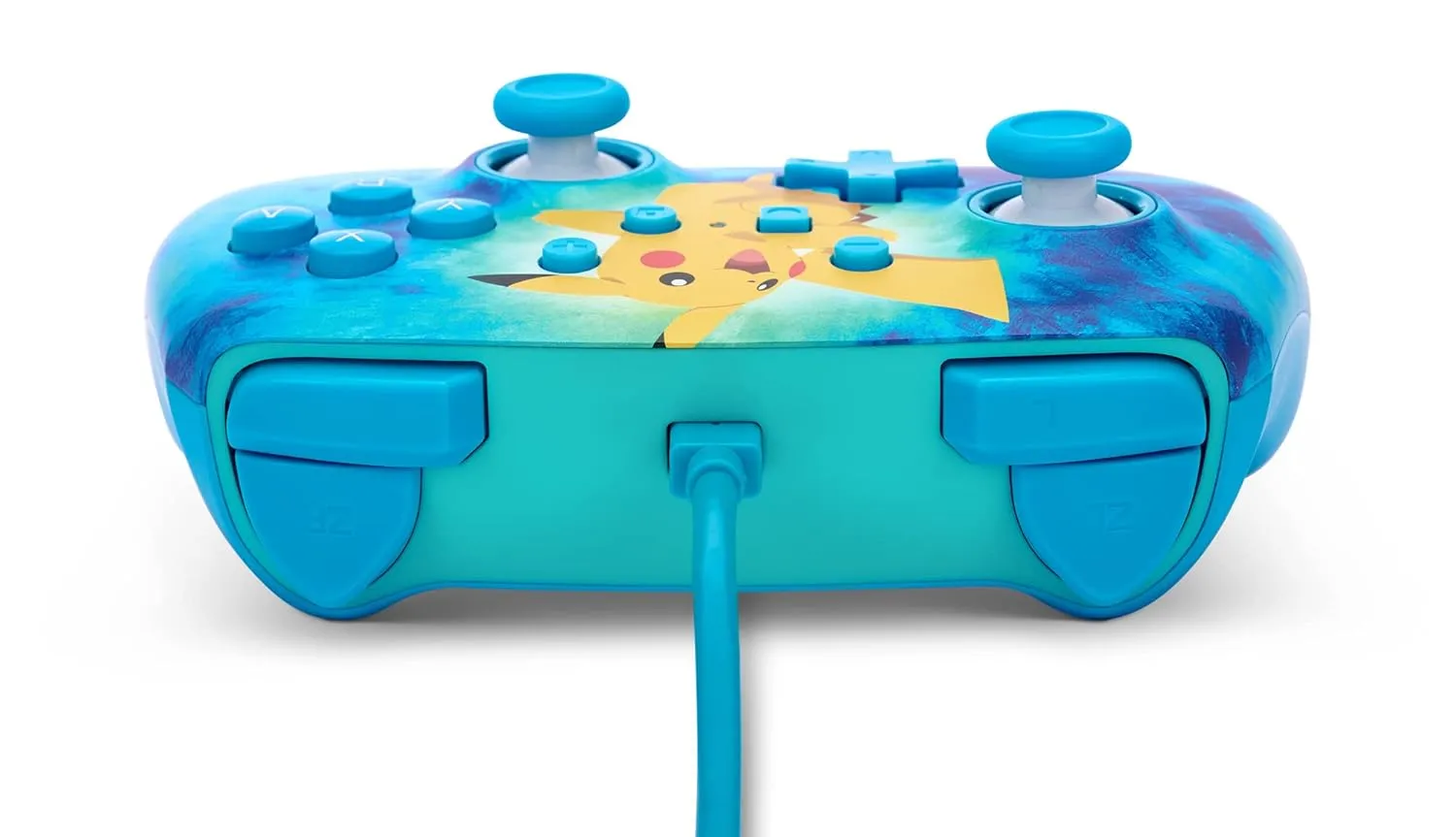 PowerA Enhanced Nintendo Switch Wired Controller - Tie Dye Pikachu, Detachable 10ft USB Cable, Mappable Advanced Gaming Buttons, No Batteries Required