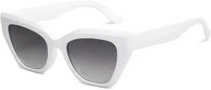 SOJOS Square Cat Eye Polarized Sunglasses for Women Small Retro Vintage Trendy Cateye Shades Sunnies Gafas de sole SJ2235