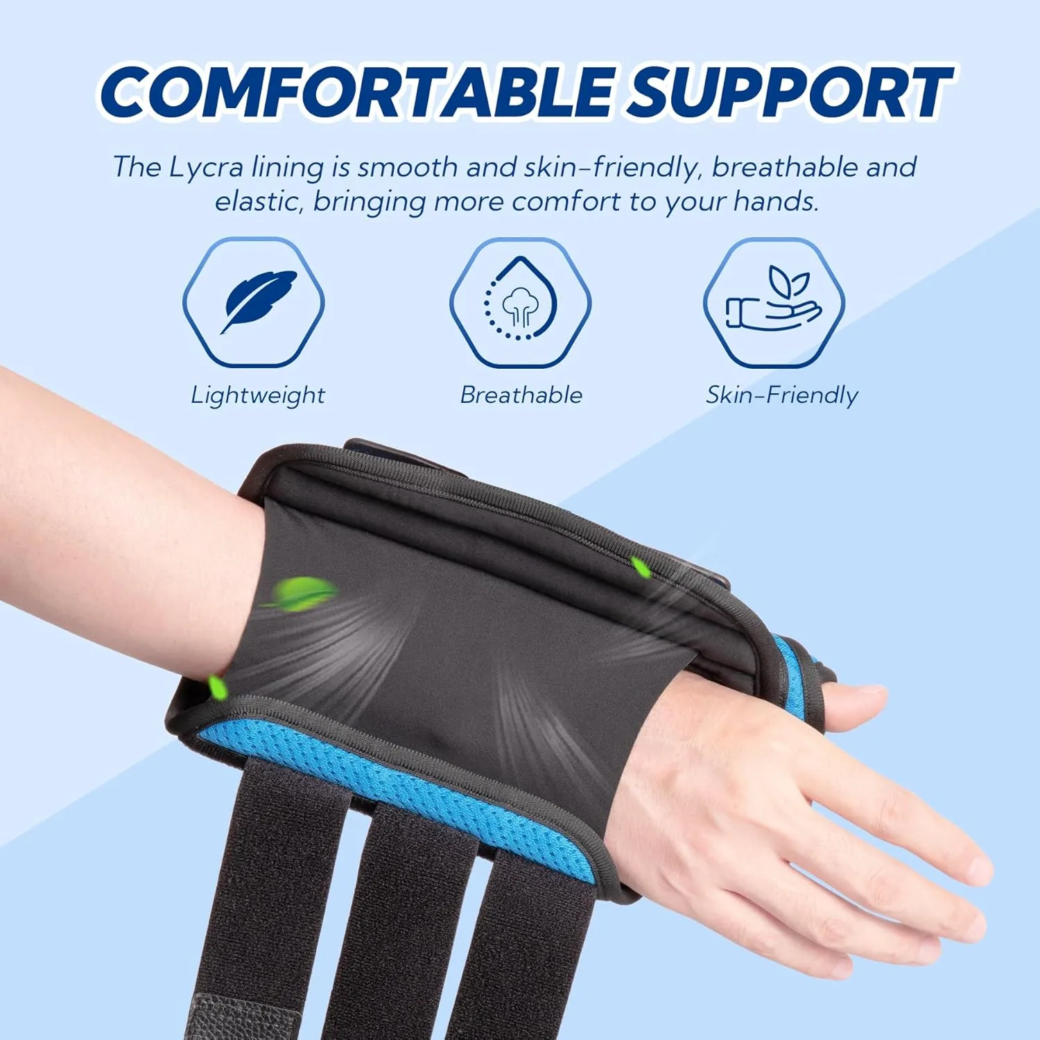 Thumb Spica Splint, De Quervain's Tenosynovitis Brace, Carpal Tunnel Wrist Brace with Thumb Support, Wrist and Thumb Brace for Trigger Thumb, Arthritis, Wrist Fractures, Injuries, Right-L