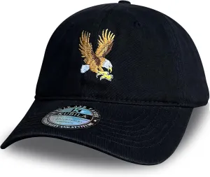 Unisex Animal Embroidered Adjustable Dad Hats for Men and Women